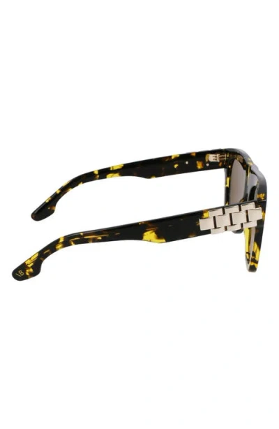 Victoria Beckham Chain Pouch 52mm Modified Rectangular Sunglasses