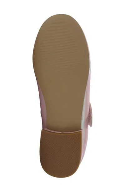 Jellypop Kids' Hanley Floral Appliqué Mary Jane Flat In Pink