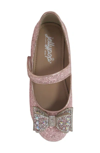 Jellypop Kids' Dalton Glitter Mary Jane Flat In Pink