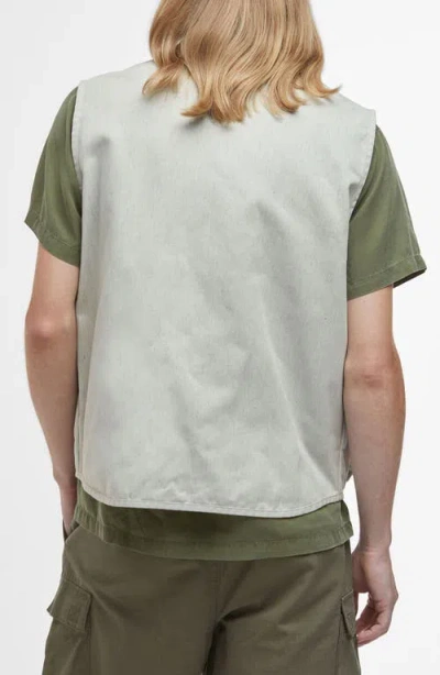 Barbour Modified Westmoreland Vest In Green