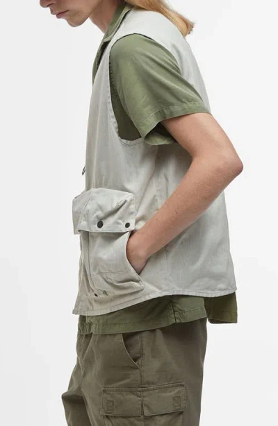 Barbour Modified Westmoreland Vest In Green