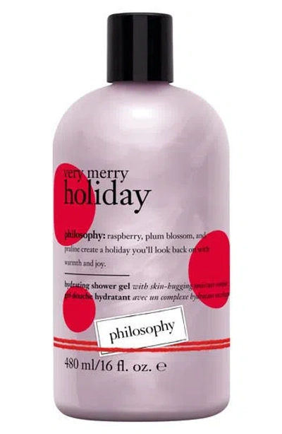 Philosophy Di Lorenzo Serafini Philosophy Peppermint Stick Hydrating Shower Gel, Bubble Bath & Shampoo In Transparent