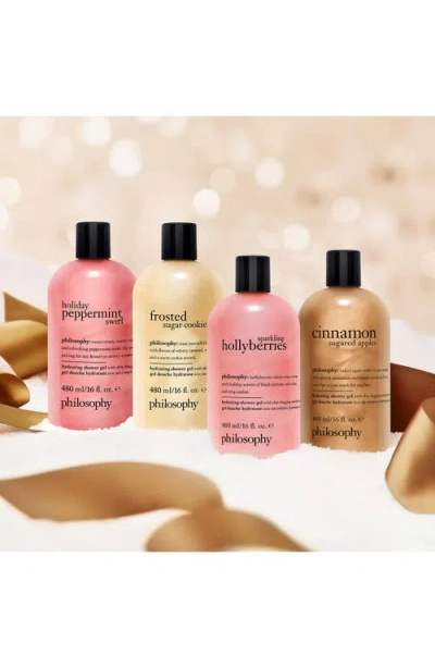 Philosophy Di Lorenzo Serafini Philosophy Peppermint Stick Hydrating Shower Gel, Bubble Bath & Shampoo In Pink