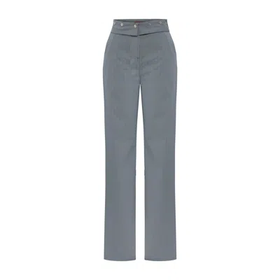 Pcfg Woven Pant With Metal Button In Blue