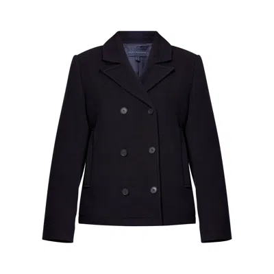 Helen Mcalinden Women's Blue Penelope Navy Peacoat In Black