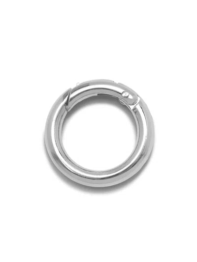 Jaredjamin Women's Silver Large Circular Clicker Clasp In Metallic