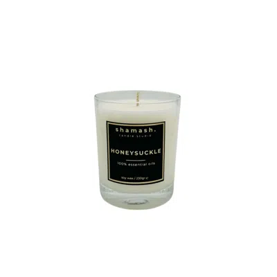 Shamash Candle Studio Neutrals Honeysuckle Pure Collection Candle