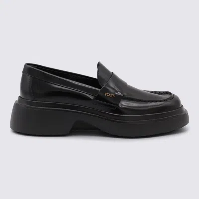 Tod's Gomma 74l Mocassino Trav.bomb.tods In Black