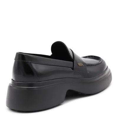 Tod's Gomma 74l Mocassino Trav.bomb.tods In Black