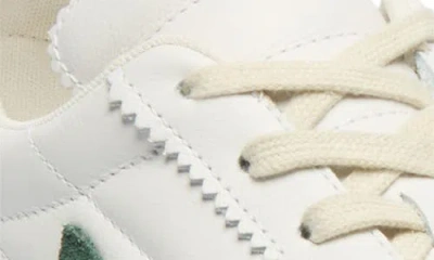 Veja Multicolour Leather Suede Sneaker In White