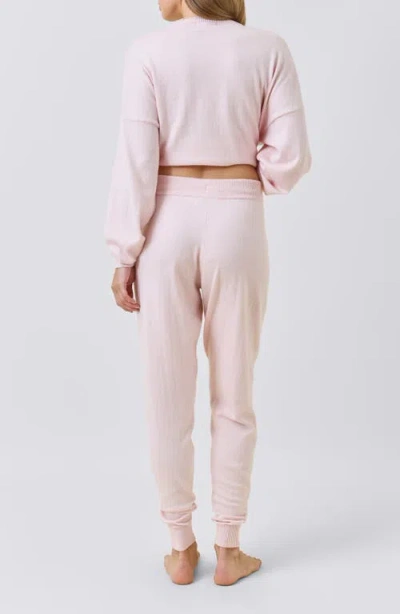 Papinelle Cotton Cashmere Jogger In Pink