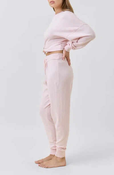 Papinelle Cotton Cashmere Jogger In Pink
