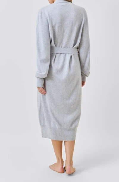 Papinelle Cashmere Robe In Grey