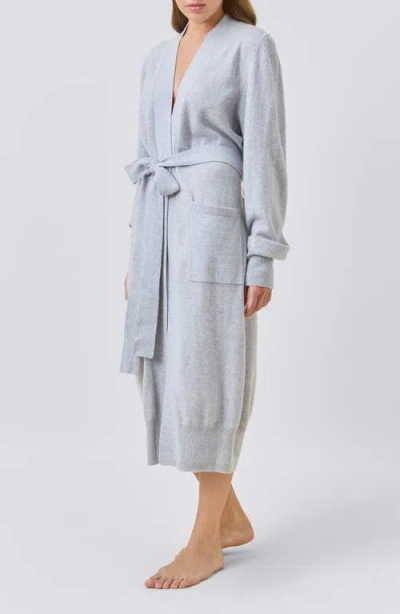 Papinelle Cashmere Robe In Grey