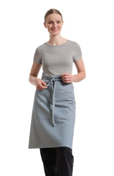 Meema Bistro Apron With Pockets In Gray