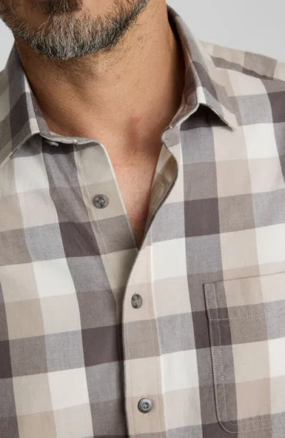 Untuckit Greenwald Check Cotton Flannel Button-up Shirt In Multi
