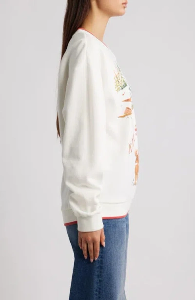 Golden Hour Let It Snow Graphic Sweatshirt In Multi