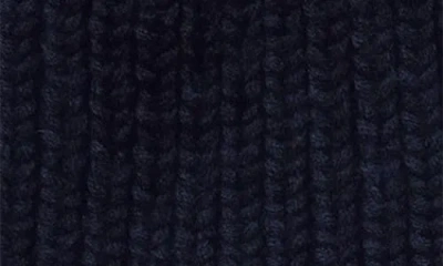 Mackage Jude Colorblock Wool Blend Rib Beanie In Blue