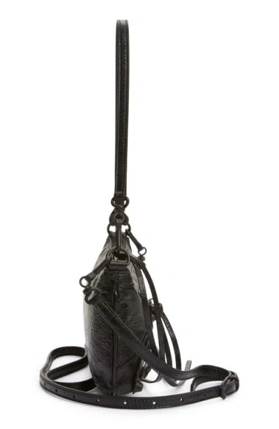 Balenciaga Le City Pouch On Strap In Arena Lambskin Bags In Black