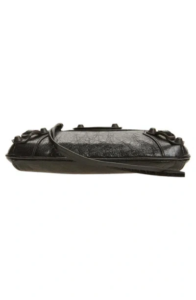 Balenciaga Le City Pouch On Strap In Arena Lambskin Bags In Black