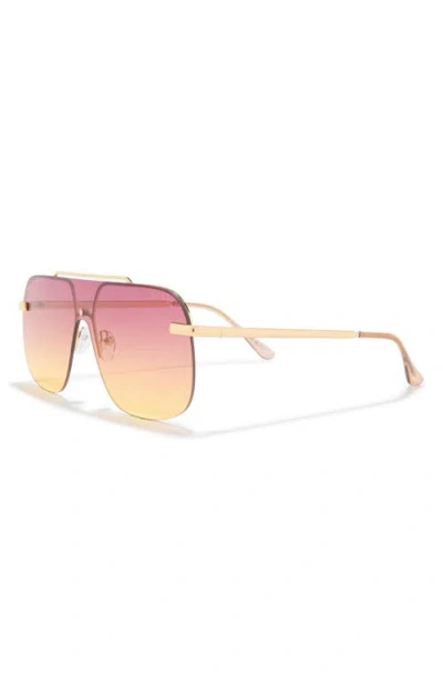 Aire Venatici 137mm Aviator Sunglasses In Pink