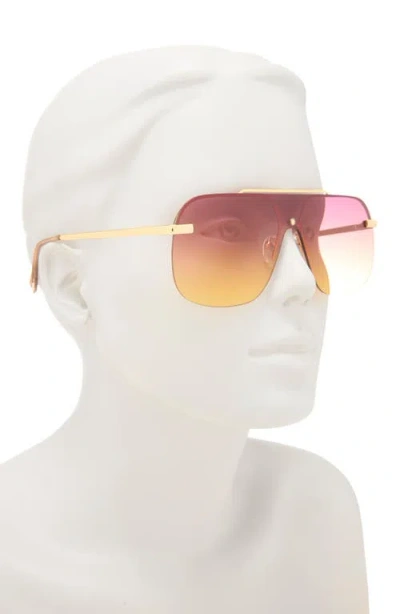 Aire Venatici 137mm Aviator Sunglasses In Pink
