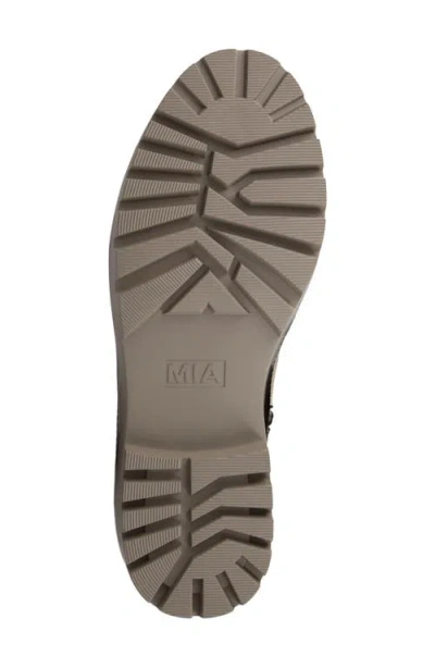 Mia Women's Elis Wedge Heel Buckled Ankle Booties In Gray