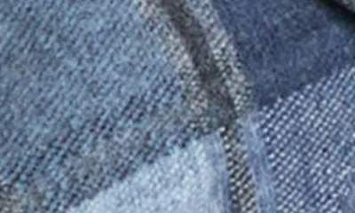 Universal Standard Maine Flannel Button-up Shirt In Blue