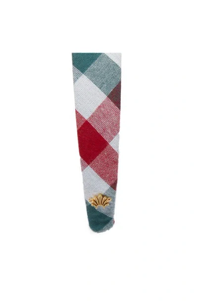 Lele Sadoughi Bessette Gingham Headband In Multi