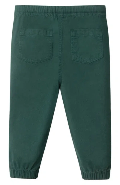 Andy & Evan Long Sleeve Stretch Cotton Polo & Drawstring Pants Set In Gray