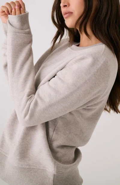 Lole Icon Crewneck Sweatshirt In Gray