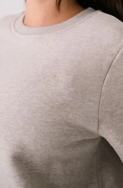 Lole Icon Crewneck Sweatshirt In Gray