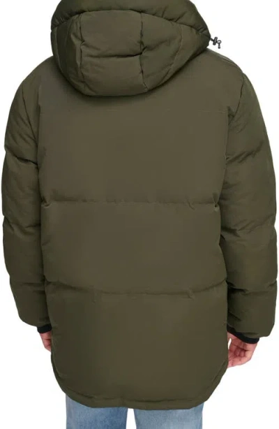 Levi's Arctic Cloth Heavyweight Parka In Green