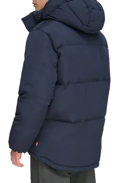 Levi's Arctic Cloth Heavyweight Parka In Blue
