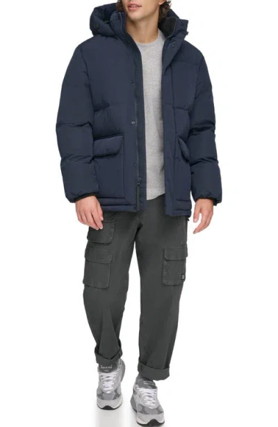 Levi's Arctic Cloth Heavyweight Parka In Blue