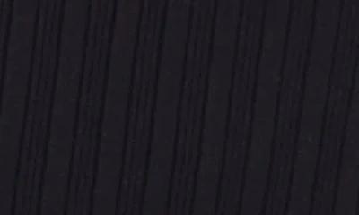 Cece Long Sleeve Rib Turtleneck Sweater Minidress In Black