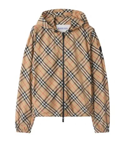 Burberry Women's Embroidered Polyester Jacket In Multi