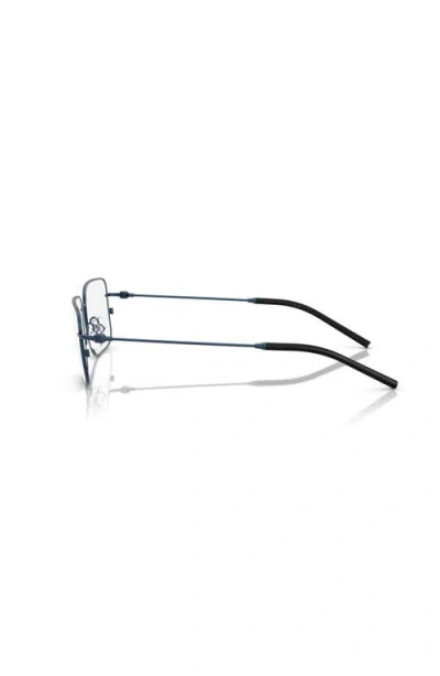 Moncler 54mm Irregular Optical Glasses In Blue