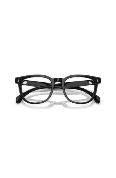 Moncler 50mm Square Optical Glasses In Brown