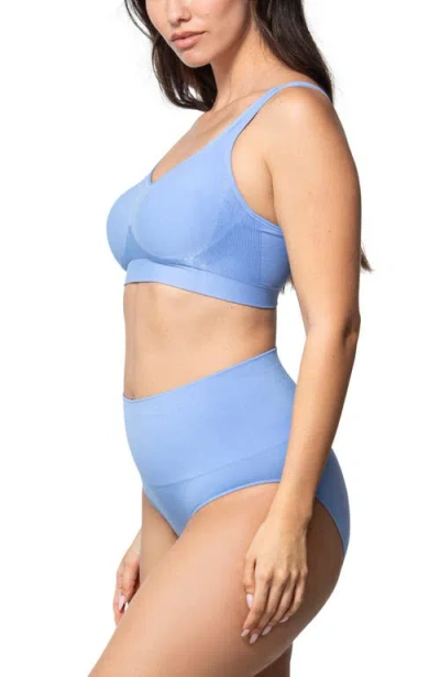 Underoutfit Smoothing At Waist Brief In Blue
