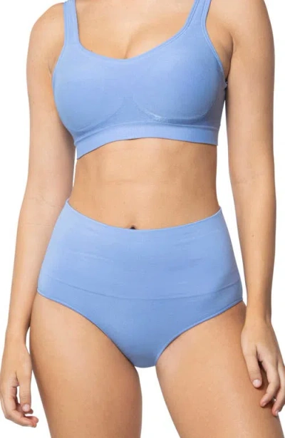 Underoutfit Smoothing At Waist Brief In Blue