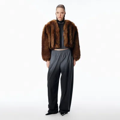 Alexander Wang Reflective Track Pant Mid-rise In Multi