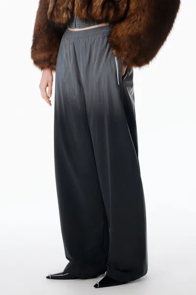 Alexander Wang Reflective Track Pant Mid-rise In Multi