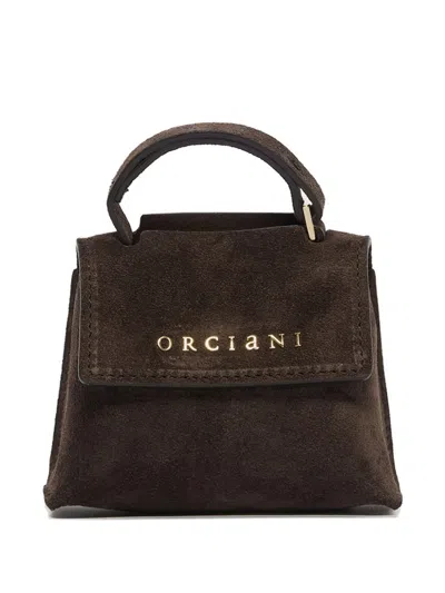 Orciani Mini Sveva Tote Bag In Brown