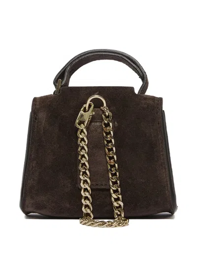 Orciani Mini Sveva Tote Bag In Brown