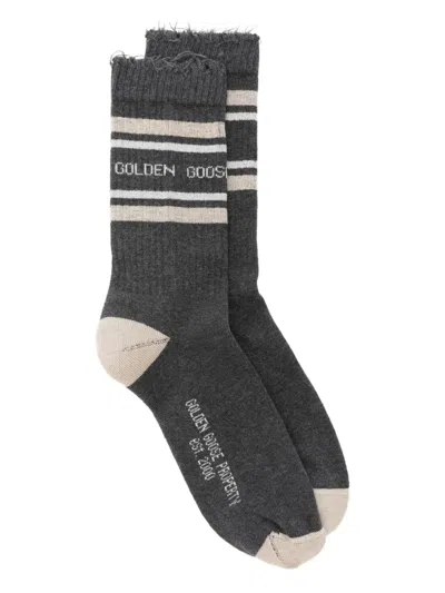 Golden Goose Ribbed Socks In Multi