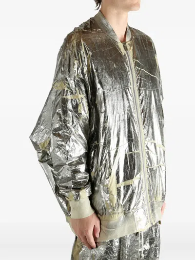 Rick Owens Drkshdw Peter Bomber Jacket In Gray