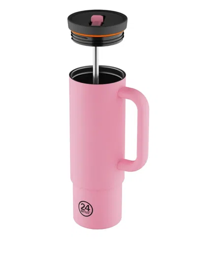 24bottles Handle Straw Cup (800ml) In Pink