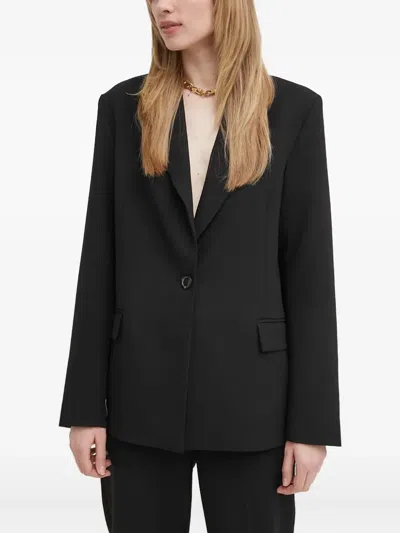 Day Birger Et Mikkelsen Elton Single-breasted Notched Blazer In Black