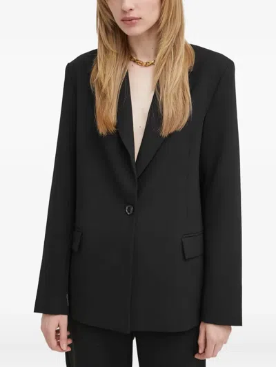 Day Birger Et Mikkelsen Elton Single-breasted Notched Blazer In Black